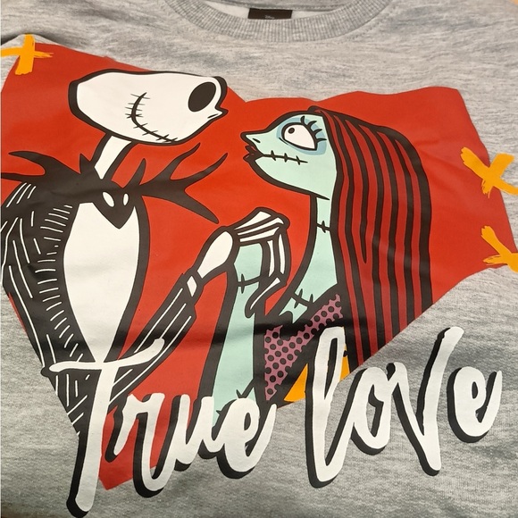 Disney Tim Burtons The Nightmare Before Christmas long sleeve sweater - Picture 3 of 5